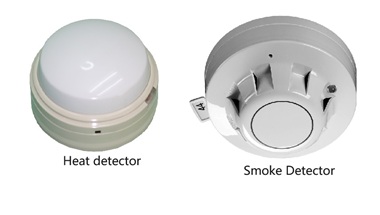 Smoke detector and Heat Detector